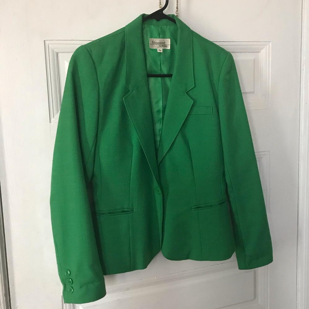 Vintage Kelly Green Blazer